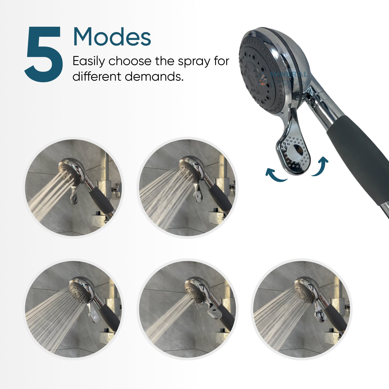 Assistive Shower Dual Shower System