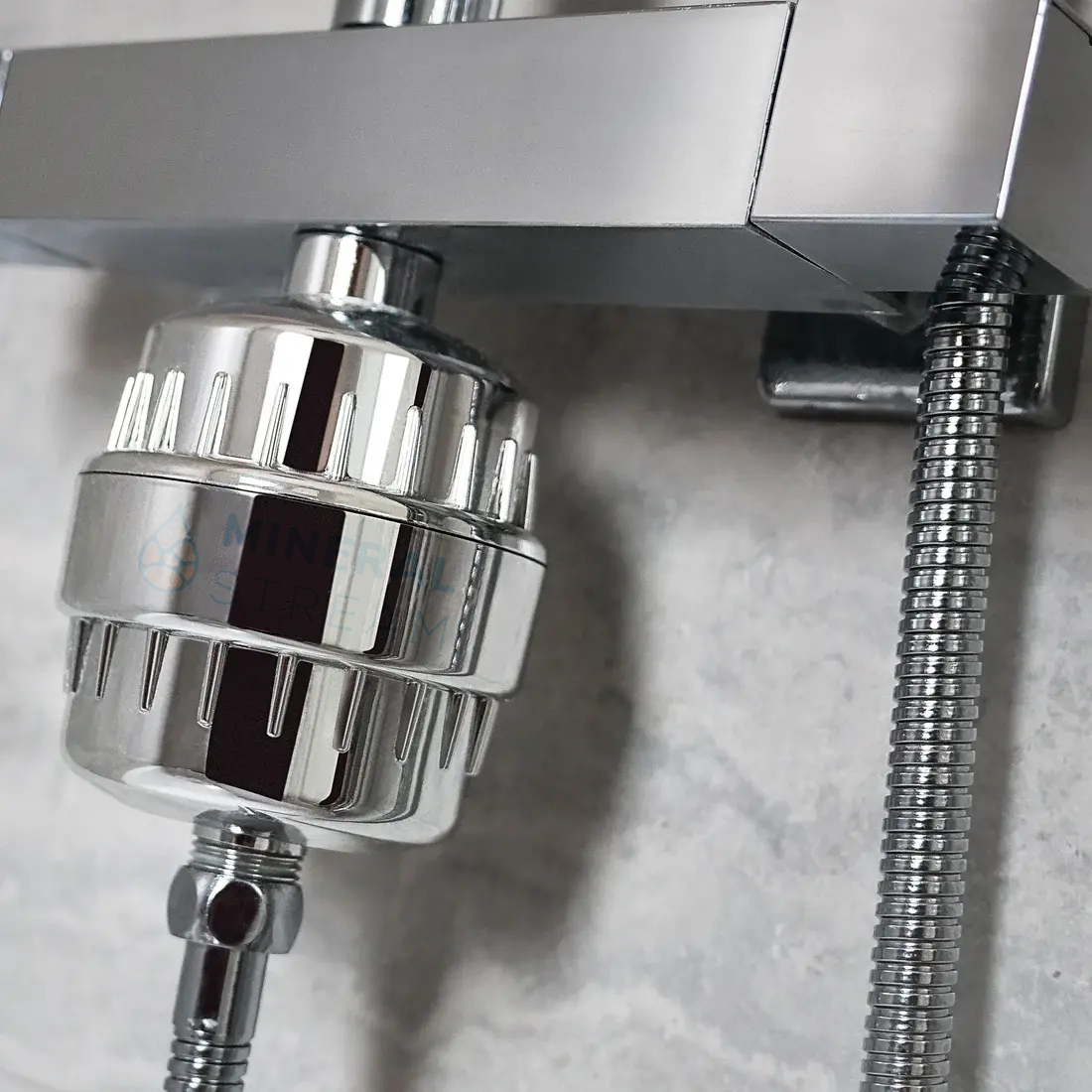 Douchefilter voor hard water