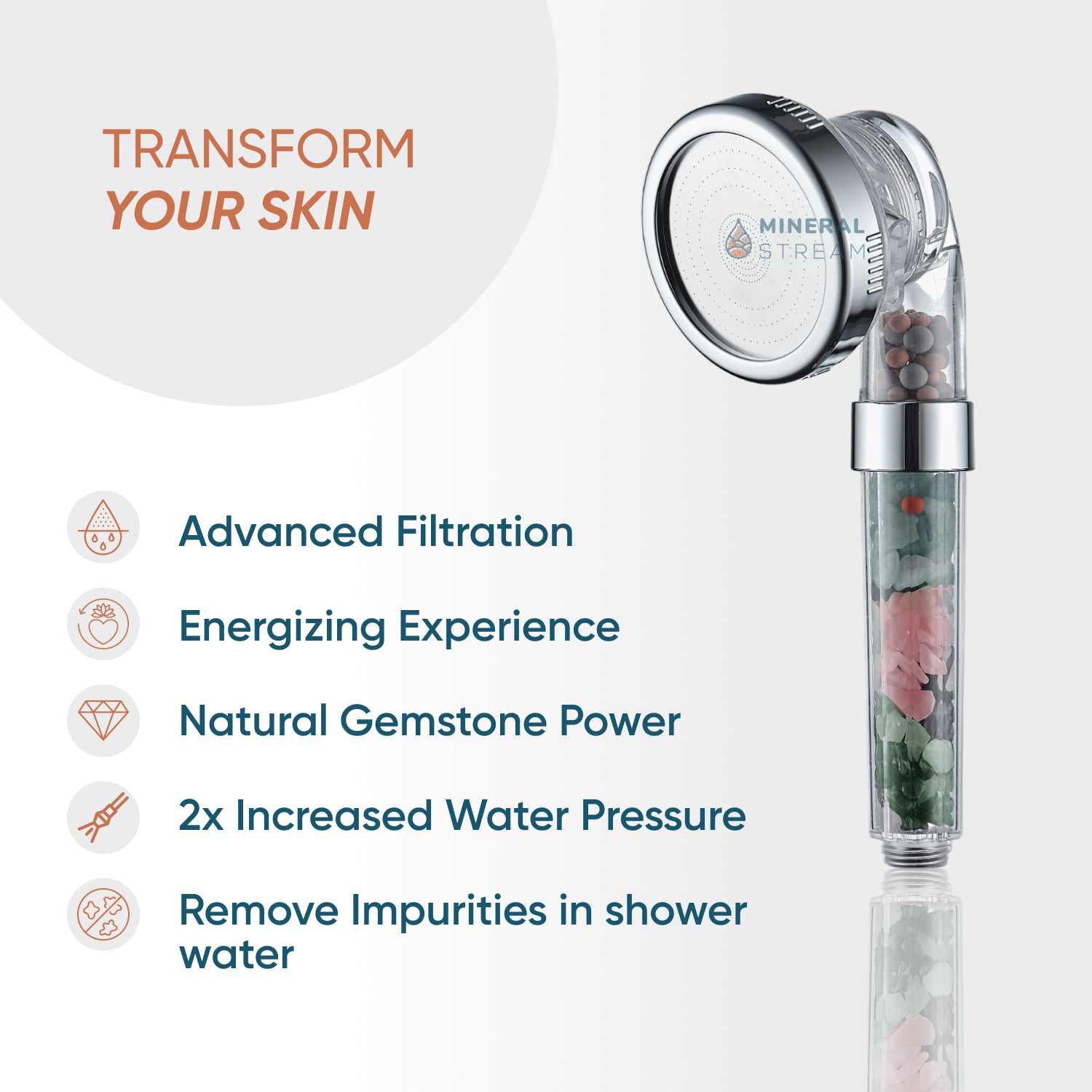 Chakra douchekop complete doucheset