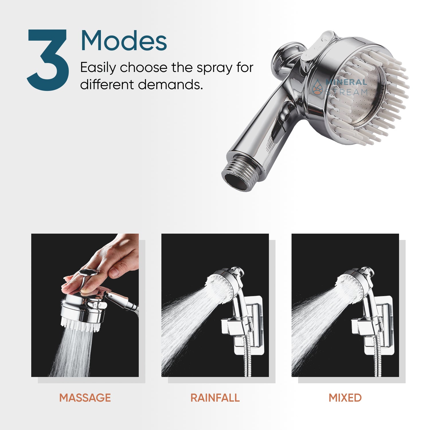 Kit de douche complet pour pomme de douche Dog Spa