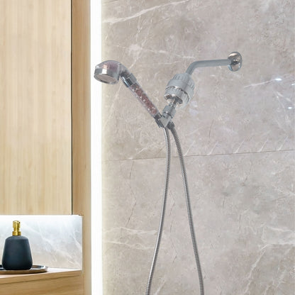 Kit de douche complet à la tête de douche à LED