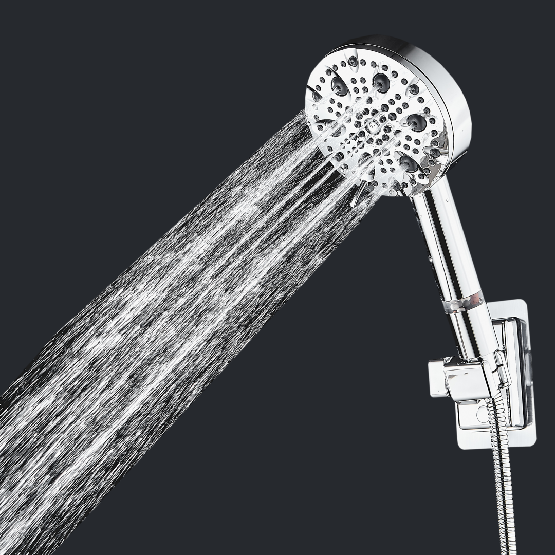 Pomme de douche haute pression MineralStream Luxe 9 modes (filtrée)