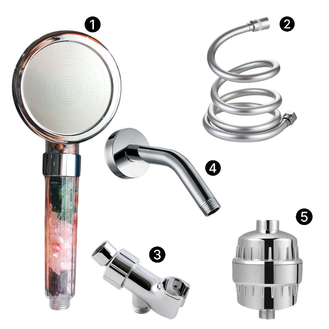 Kit de douche complet de la pomme de douche du chakra