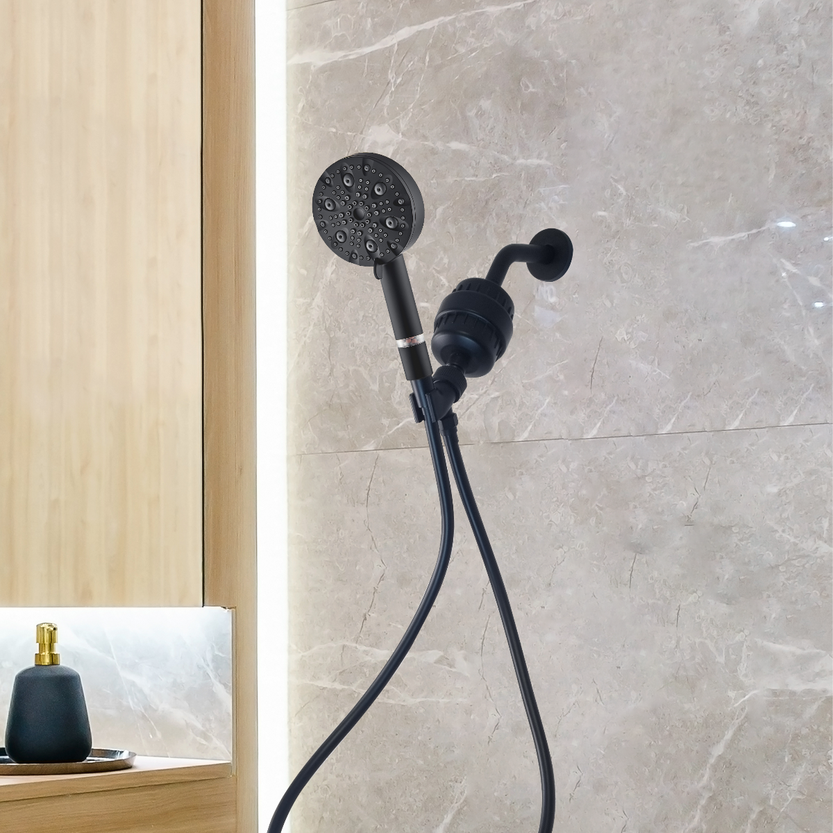 MineralStream Luxe 9 Mode High Pressure Showerhead (Filtered)