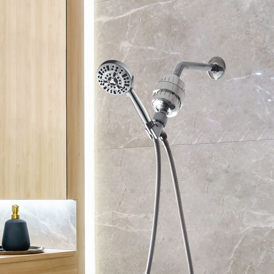 Kit de douche complet de la pomme de douche à 10 mode luxe