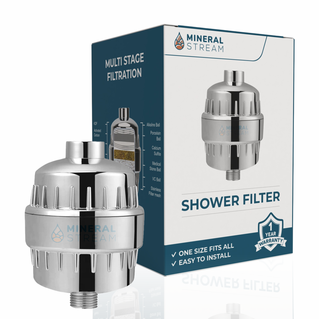 Douchefilter voor hard water