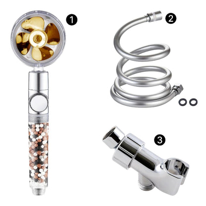 Turbofan Duschkopf -Duschkit Kit