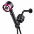 Ultimate Massage Complete Shower Kit in black and fuchsia