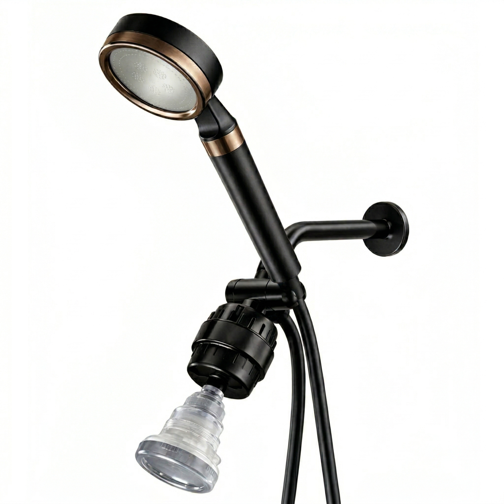 MineralStream BLACK Duschkopf – Vitamin C Filtration