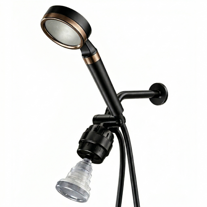 MineralStream BLACK Duschkopf – Vitamin C Filtration