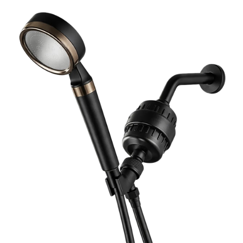 DOPPELTE FILTERUNG, KOMPLETTE DUSCHAUSSTATTUNG